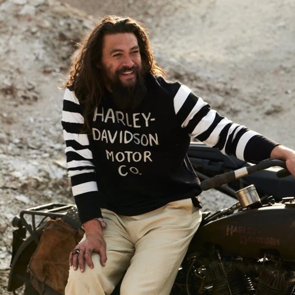 Harley Davidson Momoa Collection 100% Cotton Pullover Mens Size Medium - Picture 10 of 10